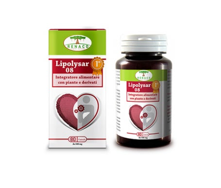 Lipolysar 08 Monascus 80 Cápsulas de Renaco | Natural Doctor