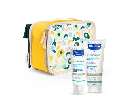 Mustela Kit Necessaire Festa Set Stelatopia Gel Lavante + Rosto
