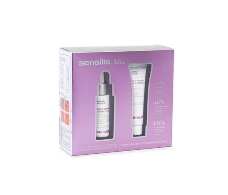 Sensilis Pack Skin D-Pigment Sérum 30ml + AHA10 Overnight Crema 30ml