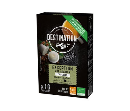 Destination Cafe Pur Arábica Exception Bio 10caps