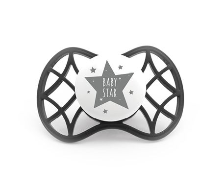 Nuvita Chupete Tetina Simetrica 0M+ Iron Black 1ud