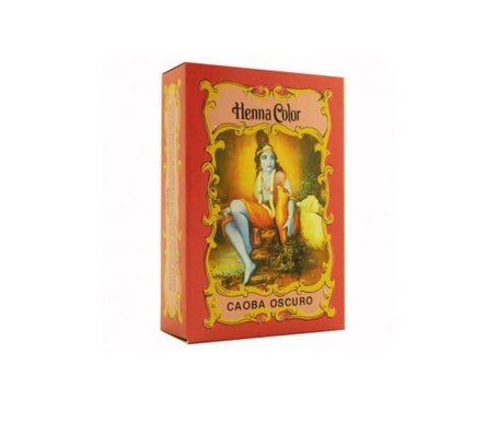 Radhe Shyam Henna Tinte Nat Caoba Osc Polvo 100gr