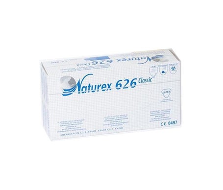 Naturex 626 Guantes Latex Polvo 100uds
