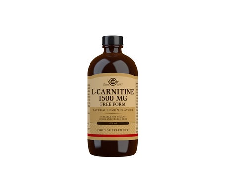 Solgar L-Carnitina Líquida 1500mg Sabor Limón 473ml