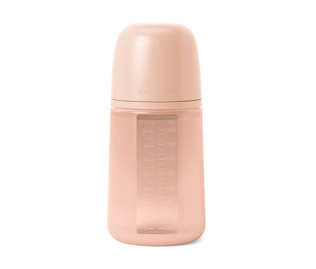 Suavinex Biberón Silicona Soft Colour + 3M 240ml