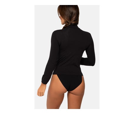 Anaissa Vera Camiseta Cuello Alto Emana 3D Negro S/M 1ud