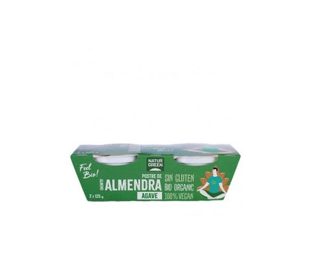 Naturgreen Postre Ecológico De Almendra YAgave (2x125 G)
