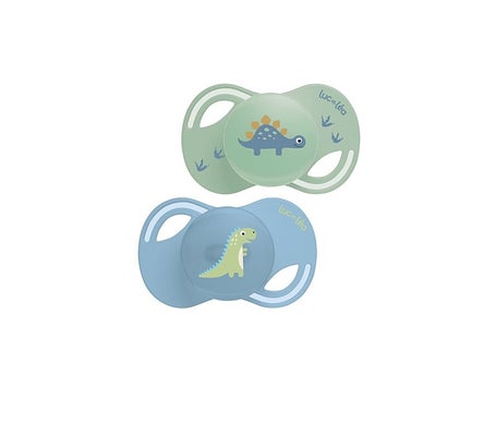 Luc Et Lea Collection Chupete Extra-Fino 6-18M C4 Dino 2uds