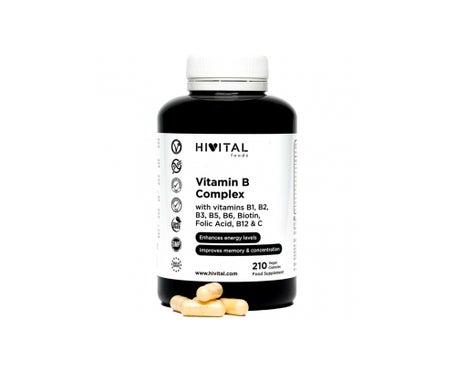 Hivital Vitamin B Complex 210 vegan capsules