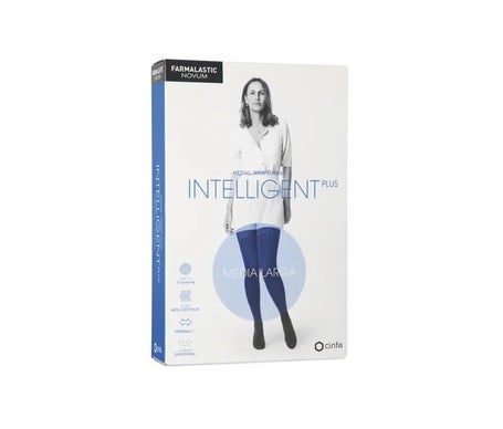 Farmalastic Novum Media Larga Intelligent Plus Compresion Normal Caviar T-1