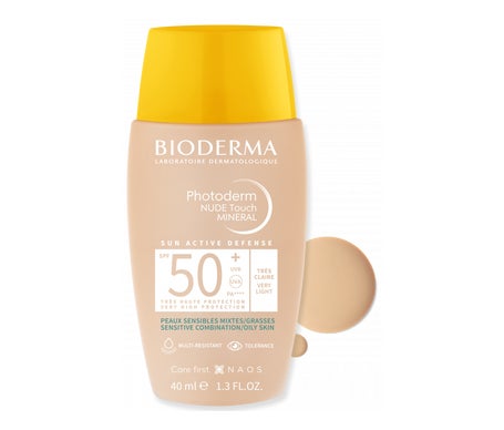 Bioderma Photoderm NUDE Touch Mineral SPF50+ Muy Claro 40ml