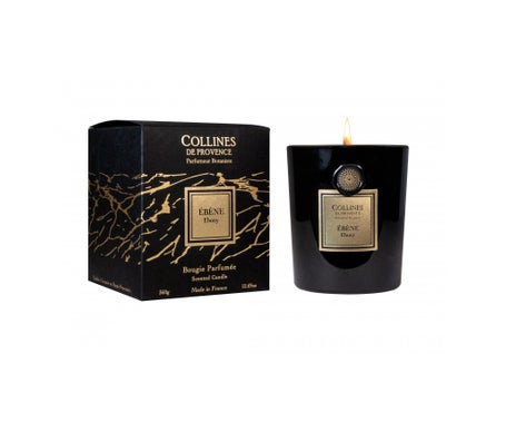 Collines de Provence Vela Perfumada Ébano 360g