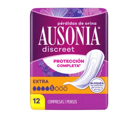Ausonia Discreet Extra Absorb Incontin Orina Muy Ligera 12 uds