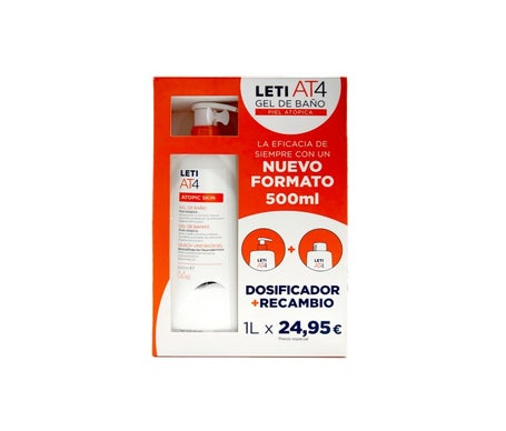 Letiat4 Gel Baño 2x500ml