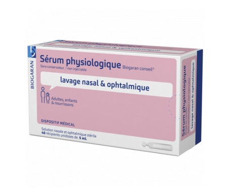 Suero Biogaran Physio 0.9% Dosis 5ml40