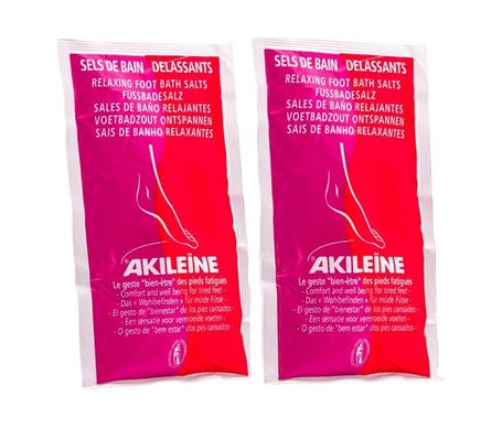 Akileine Sales De Baño Relajantes Pies Cansados 2x150g