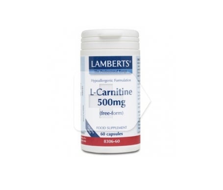 Lamberts L-carnitina 500 mg 60 caps