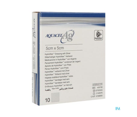 Convatec Aquacel AG Apósito 5x5cm 10uds