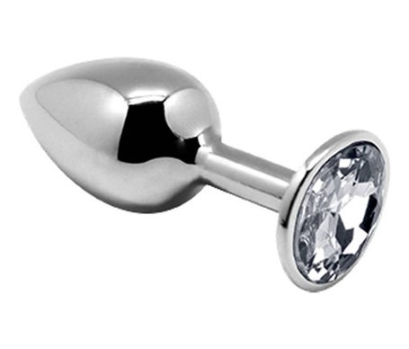 Alive Anal Pleasure Mini Plug Metal Blanco Talla M 1ud