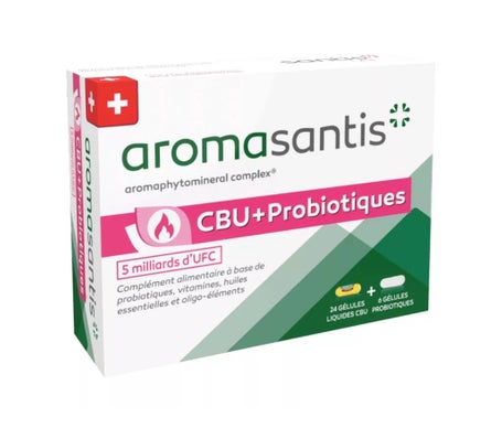 Aromasantis Cbu + Probióticos 24+6caps