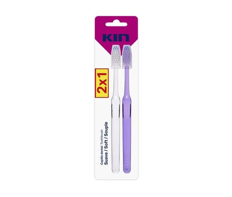 Kin Cepillo Dental Suave 2uds