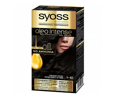 Syoss Oleo Intense Permanent Oil Color Negro Intenso 1-10 50ml