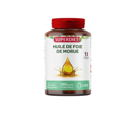 Superdiet Aceite de Hígado de Bacalao 120caps