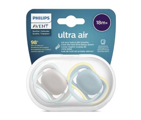 Philips Avent Kit Chupete Ultra Air +18m Neutro 2uds