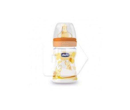 Chicco® biberón plástico boca ancha flujo papilla 330ml