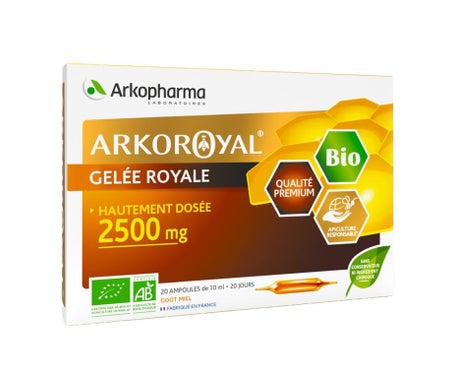 Arkopharma Arko Royal Gelée Royale Bio 2500Mg 20 ampollas