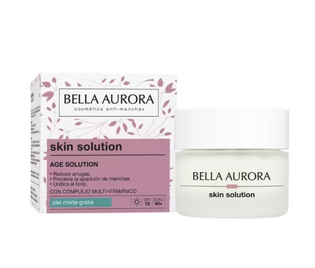 Bella Aurora Skin Solution Age Solution Crema Día Anti-Arrugas Reafirmante Piel Mixta-Grasa 50ml