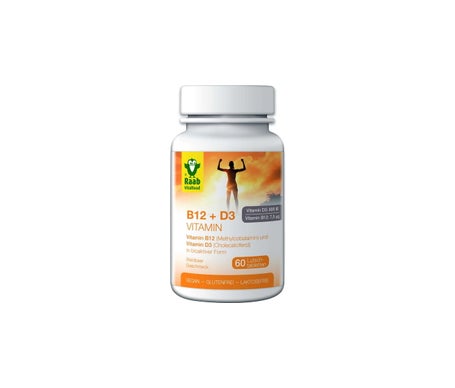 Raab Vitalfood Vitamina B12 D3 60comp