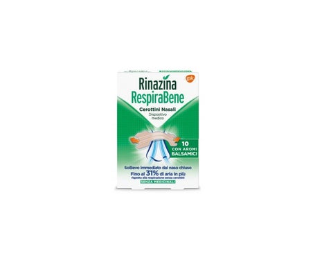 Rinazina Breath Right Apósitos Nasales Clásicos 10uds