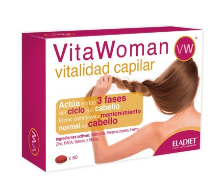 Eladiet Vita Woman Vitalidad Capilar 60comp