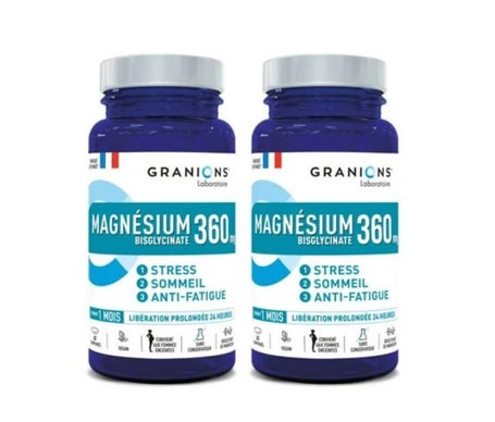 Granions Pack Bisglicinato de Magnesio 360mg 2x60comp
