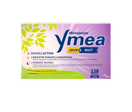 Yméa Menopausia Día y Noche 128 Cápsulas