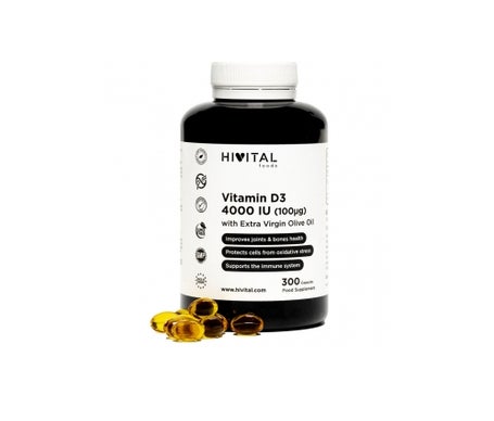 Hivital Vitamin D3 4000 IU 300 beads