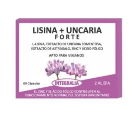 Integralia Lisina + Uncaria Forte 60caps