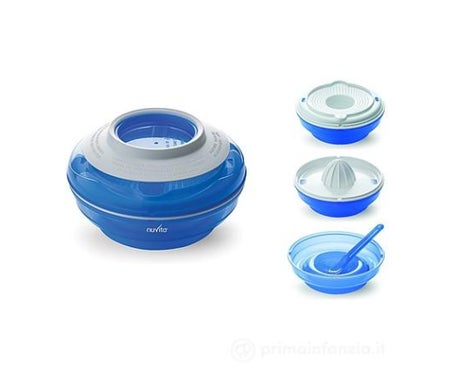 Nuvita Set Papilla Fácil 4 En 1 Azul