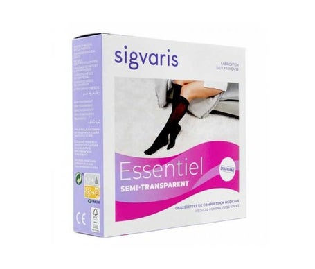 Sigvaris 2 Essentiel Media Semi Transparent Af Pa Dune MN 1 Par