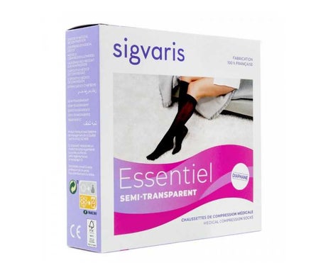 Sigvaris 2 Essentiel Media Semi Transparent Af Pa Dune MN 1 Par