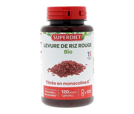 Superdiet Levadura de Arroz Rojo 120caps