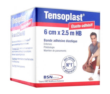 Tensoplast Hb Ex-Elastoplast Cinta Adhesiva Elástica 6cmx2.5m 1ud