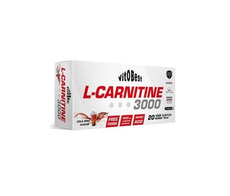 Vitobest L-Carnitine 3000 Cola 10ml x 20 Viales