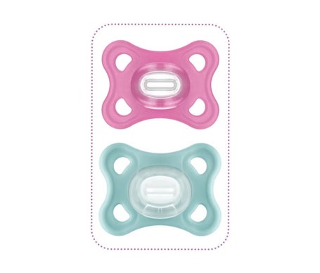 Mam Comfort Soother Dúo Pink 2-6M 2uds