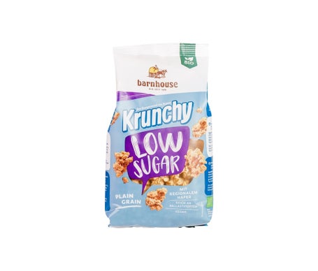 Barnhouse Muesli Krunchy Low Sugar Plain Grain 375g