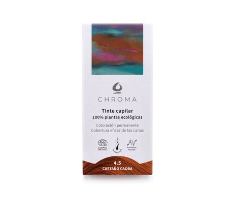 Chroma Tinte Bio 4.5 Castaño Caoba 100g