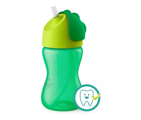 Avent Vaso pajita verde 300ml