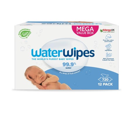 WaterWipes Toallitas de Bebé Bio 12x28uds