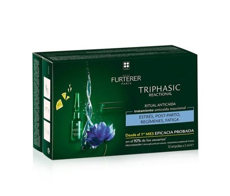 René Furterer Triphasic Reactional Tratamiento Anticaída Reaccional 12x5ml